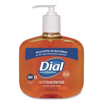 Dial Professional 16 oz Antibacterial Liquid Hand Soap - Gold
