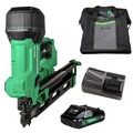 Framing Nailers | Metabo HPT NR1890DRAM 18V Lithium-Ion 21 Degree Cordless Plastic Strip Framing Nailer Kit (4 Ah) image number 0