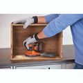 Random Orbital Sanders | Black & Decker BDCRO20C 20V MAX Cordless Random Orbital Sander image number 4