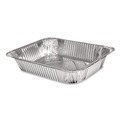 Food Trays, Containers, and Lids | Handi-Foil 321-00-100 10.38 in. x 12.75 in. x 2.56 in. Aluminum Steam Table Pans (100/Carton) image number 3