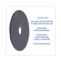 Cleaning & Janitorial Accessories | Boardwalk BWK4017HIP 17 in. Diameter High Performance Stripping Floor Pads - Black (5/Carton) image number 6