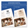 Office Jansan | Avery 06572 2 in. x 2.63 in. Permanent ID Labels with Sure Feed Technology - White (15/Sheet, 15 Sheets/Pack) image number 4