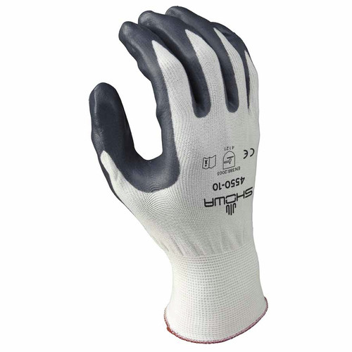 Work Gloves | SHOWA 4550-08 DISPOSE- MXOA SPONGE NITRILE-COATED- DZ6 image number 0