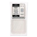Food Trays, Containers, and Lids | Dart 90FBRHT1 9.14 in. x 9 in. x 2.98 in. ProPlanet Seal Compostable Molded Fiber Hinged Trays - Natural (200/Carton) image number 2
