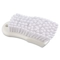 Cleaning Cloths | Boardwalk BWKFSCBWH 6 in. Handle 6 in. Brush Polypropylene Bristles Scrub Brush - White image number 0