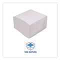 Paper Towels and Napkins | Boardwalk 14X14LNAPW 1-Ply 14 in. x 14 in. Linen-Feel Flat Napkins (1000/Carton) image number 4