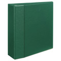  | Avery 79784 Heavy-Duty 4 in. Capacity 11 in. x 8.5 in. 3-Ring Non-View Binder with DuraHinge - Green image number 1