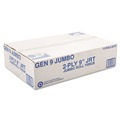 Office Jansan | General Supply 8112 9 in. 2 Ply Jumbo Roll Bath Tissue - White (12/Carton) image number 2