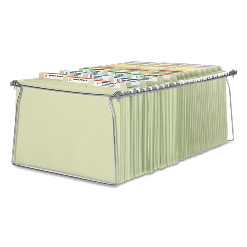 Office Jansan | Smead 64873 Steel Hanging Folder Drawer Frame - Legal, Gray (2/Pack) image number 0