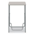 Office Furniture & Lighting | Safco 1223GR 27.75 in. x 19.75 in. x 29 in. to 43 in. AlphaBetter 2.0 Height-Adjustable Student Desk with Pendulum Bar and Book Box - Pebble Gray image number 7