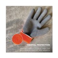 Work Gloves | Ergodyne 17626 ProFlex 7401 Coated Lightweight Winter Gloves - 2X-Large Orange (1-Pair) image number 8