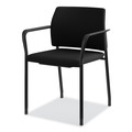Office Chairs | HON HSGS6.F.B.CU10.CBK 23.25 in. x 22.25 in. x 32 in. Accommodate Series Guest Chair with Fixed Arms - Black/Charblack  (2/Carton) image number 2