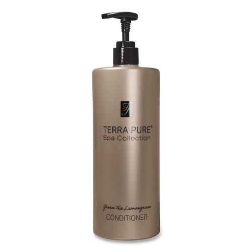 Cleaning & Janitorial Supplies | Diversified Hospitality Solutions 458951EA Terra Pure 16.23 oz. Bottle Conditioner Air Pump - Green Tea and Lemongrass Scent image number 0
