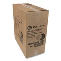Food Trays, Containers, and Lids | Pactiv Corp. YEH899020000 10 in. x 10 in. x 3.38 in. Round ShowCake 2-Part Cake Container - Clear/Black (90/Carton) image number 4
