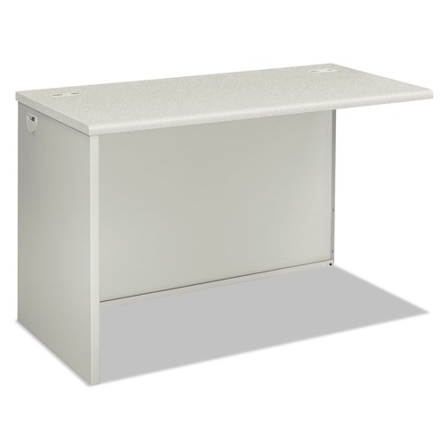 Office Desks & Workstations | HON H38944L.B9.Q 38000 Series 31.75 in. x 53.19 in. x 3.75 in. Left Return Shell - Silver Mesh/Light Gray image number 0