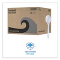  | Boardwalk BWKSSMWPPWIW Mediumweight Wrapped Polypropylene Soup Spoons - White (1000/Carton) image number 4