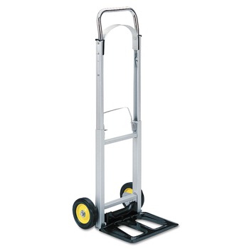 Safco 250 lbs. Capacity 15-1/2 in. x 16-1/ 2 in. x 43-1/2 in. Hideaway Aluminum Hand Truck