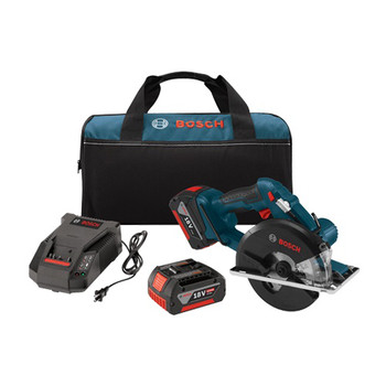 Factory Reconditioned Bosch 18V Cordless Lithium-Ion 5-3/8 in. Metal Cutting Circular Saw Kit