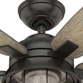 Ceiling Fans | Hunter 59420 52 in. Coral Bay Noble Bronze Ceiling Fan with Light and Integrated Control System-Handheld image number 6