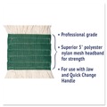 Cleaning & Janitorial Supplies | Boardwalk BWK502WHCT Super Loop Wet Mop Head with Cotton/Synthetic Fiber and 5 in. Headband - Medium, White (12/Carton) image number 7