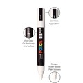 Permanent Markers | uni-ball PC5M8CSOFTCOLORS Medium Bullet Tip 1.8 mm/2.5 mm Water-Based Paint Markers - Assorted Colors (8/Set) image number 7