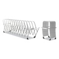 File Sorters | LEE 14112 Flexifile 6 in. x 6.75 in. x 10.5 in. 12 Section Letter/Legal Size  Expandable Collator to Organizer - Silver image number 0