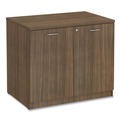  | Alera VA613622WA Valencia Series 34-1/8 in. x 22-7/8 in. x 29-1/2 in. Storage Cabinet - Modern Walnut image number 0