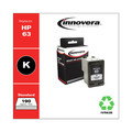 Office Jansan | Factory Reconditioned Innovera IVR63B 190 Page-Yield Remanufactured Ink Replacement for 63 (F6U62AN) - Black image number 2