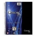Notebooks & Pads | Roaring Spring 13114 11 in. x 9 in. 150-Sheets 3-Subject Medium/College Rule Genesis Notebook - Randomly Assorted Cover Colors (12/Carton) image number 1