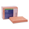 Paper Towels and Napkins | Tork 192293 11.75 in. x 14.75 in. 1-Ply Small Pack Foodservice Cloth - Unscented/Red/Red Stripe (4/Carton) image number 1