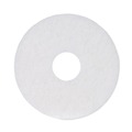 Cleaning Cloths | Boardwalk BWK4012WHI 12 in. Diameter Polishing Floor Pads - White (5/Carton) image number 0