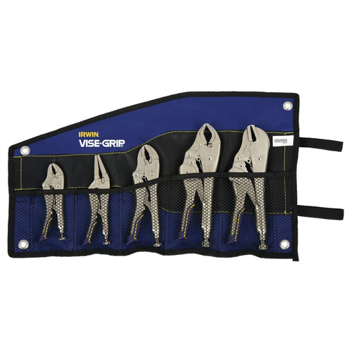 Pliers | Irwin Vise-Grip IRHT82593 Fast Release Locking Plier 5-Tool Combo Kit image number 0