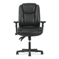  | Basyx HVST331 17 in. - 20 in. Seat Height High-Back Executive Chair Supports Up to 225 lbs. - Black image number 1