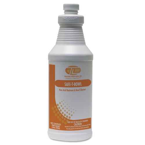 Cleaning & Janitorial Supplies | Theochem Laboratories 500689 Safe-T-Bowl 32 oz. Bottle Liquid Toilet Bowl Cleaner (12/Carton) image number 0