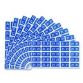Office Jansan | Smead 67921 1 in. x 0.5 in. Year 2021 End Tab Folder Labels - Light Blue/White (250 Labels/Pack) image number 0