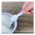 Cutlery | Boardwalk BWKTASTERSPOON Mediumweight Polypropylene Tasting Spoon Cutlery - White (3000/Carton) image number 3