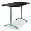  | Iceberg 69317 ARC 30 in. x 60 in. x 30 - 42 in. Height-Adjustable Table - Graphite/Silver image number 3