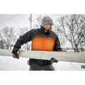 Heated Jackets | Milwaukee 204B-20L M12 TOUGHSHELL Lithium-Ion Cordless Heated Jacket (Jacket Only) - Large, Black image number 7