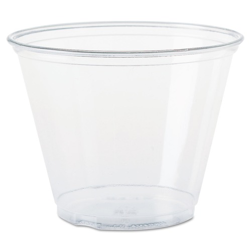 Just Launched | Dart TP9R Ultra Clear Cups, Squat, 9 Oz, Pet (50/Bag, 1000/Carton) image number 0
