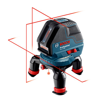 LASER LEVELS | Factory Reconditioned Bosch GLL3-50-RT Three Line Laser with Layout Beam
