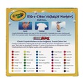 Markers | Crayola 587858 Ultra-Clean Broad Bullet Tip Washable Markers - Assorted Colors (1-Set) image number 3