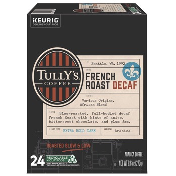 Tully's Coffee Coffee K-Cups - French Roast Decaf (24/Box)