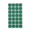 Office Jansan | Universal UNV40115 0.75 in. Diameter Self-Adhesive Removable Color-Coding Labels - Green (28/Sheet, 36 Sheets/Pack) image number 0