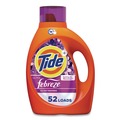 Cleaners & Chemicals | Tide 87566 Plus Febreze 84 oz. Bottle HE Liquid Laundry Detergent - Spring and Renewal (4/Carton) image number 1