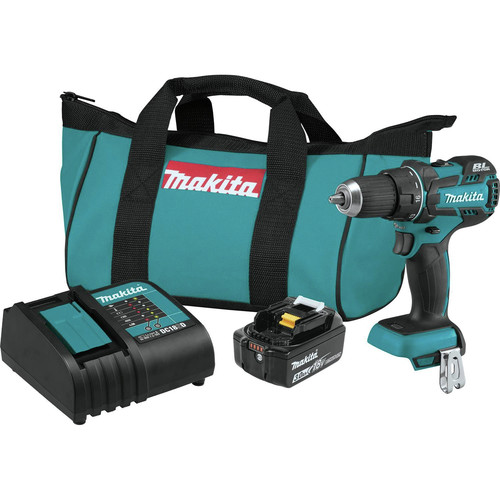 Drill Drivers | Factory Reconditioned Makita XFD061-R 18V LXT Lithium-Ion Brushless Compact 1/2 in. Cordless Drill Driver Kit (3 Ah) image number 0