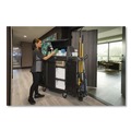 Utility Carts | Rubbermaid Commercial 2202525 Resin Locking Door Kit for Rubbermaid Commercial 2202581/2202527/2202585 - Black image number 2