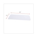 Office Jansan | Alera ALESW59SL3618 Plastic 36 in. x 18 in. Shelf Liners for Wire Shelving - Clear (4/Pack) image number 1