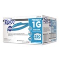 Cleaning & Janitorial Supplies | Ziploc 364937 1 gal. 2.7 mil. 10.56 in. x 10.75 in. Zipper Freezer Bags - Clear (250/Carton) image number 2