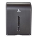 Bulk Savings Pricing 2 | Georgia Pacific Professional 56650A 12.3 in. x 6 in. x 15.5 in. Dispenser for Combi-fold C-Fold/Multifold/BigFold Towels - Black (1/Carton) image number 1