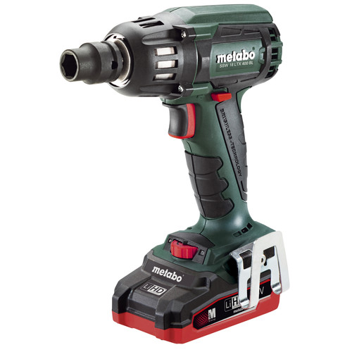 Impact Wrenches | Metabo SSW18 LTX 400 BL 18V 3.1 Ah Cordless LiHD 1/2 in. Square Brushless Impact Wrench Kit image number 0